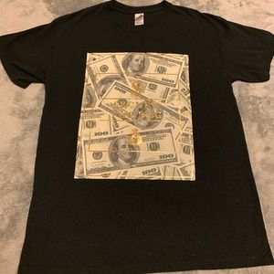 “Secure The Bag” Graphic Tee - Black